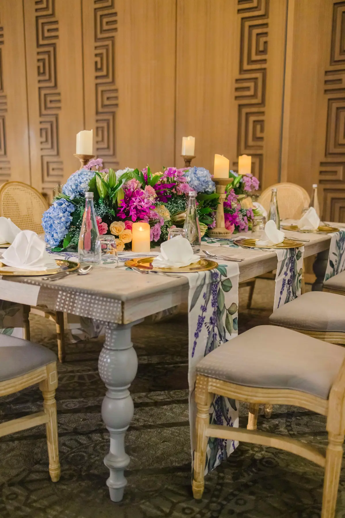 An Ode to Monet — 20th birthday tablescape at Hyatt by Sage & Saaj